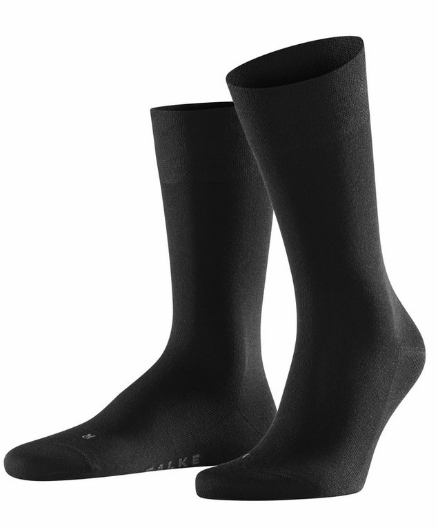 Falke Tagessocke Crew Sensitive Intercontinental (druckfreier Komfortbund) schwarz Herren - 1 Paar